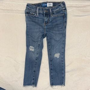 Girl 2T Old Navy 360 stretch Rockstar leggings with adjustabke waist